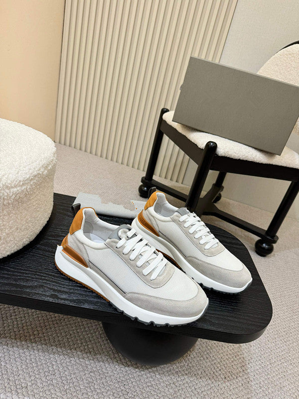 Zapatillas deportivas casuales de cuero para hombre