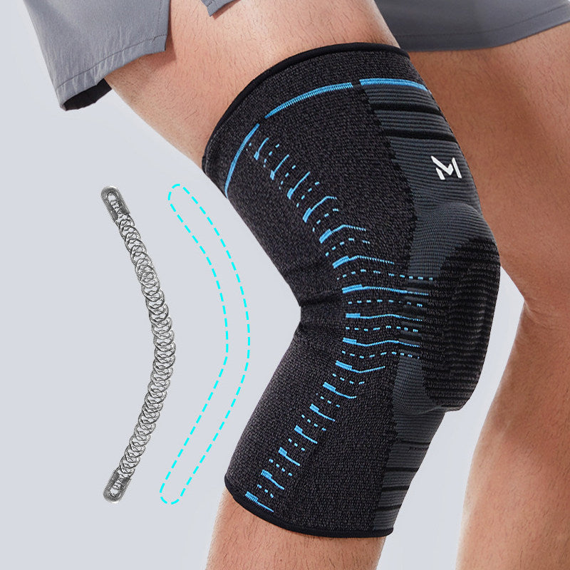 Professional Sports Knee Pads with Silicone Padding and Support