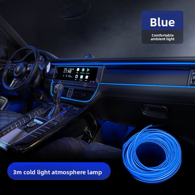 Tiras de luz LED de atmósfera interior del coche