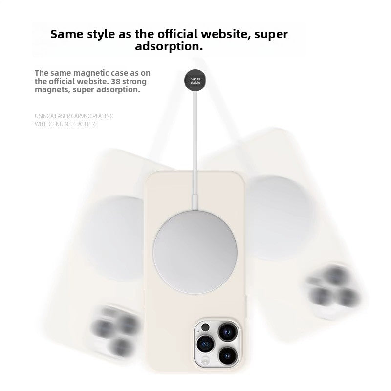 Liquid Silicone Magnetic Phone Case for iPhone
