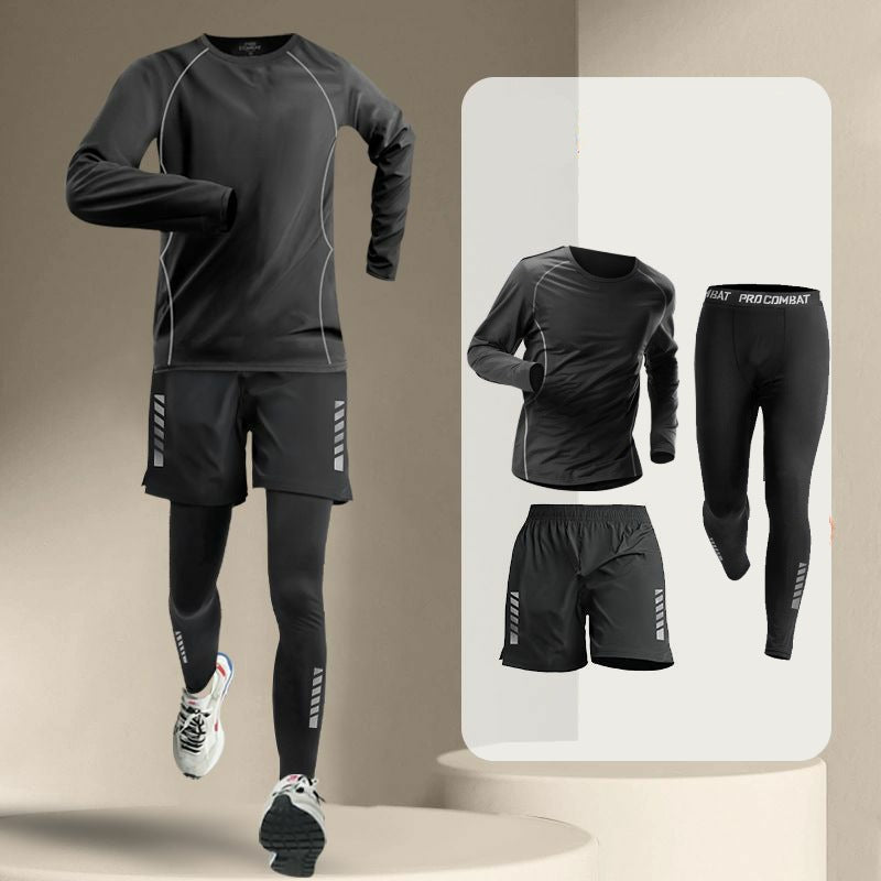 Traje de calentamiento de tela gruesa, ropa de secado rápido