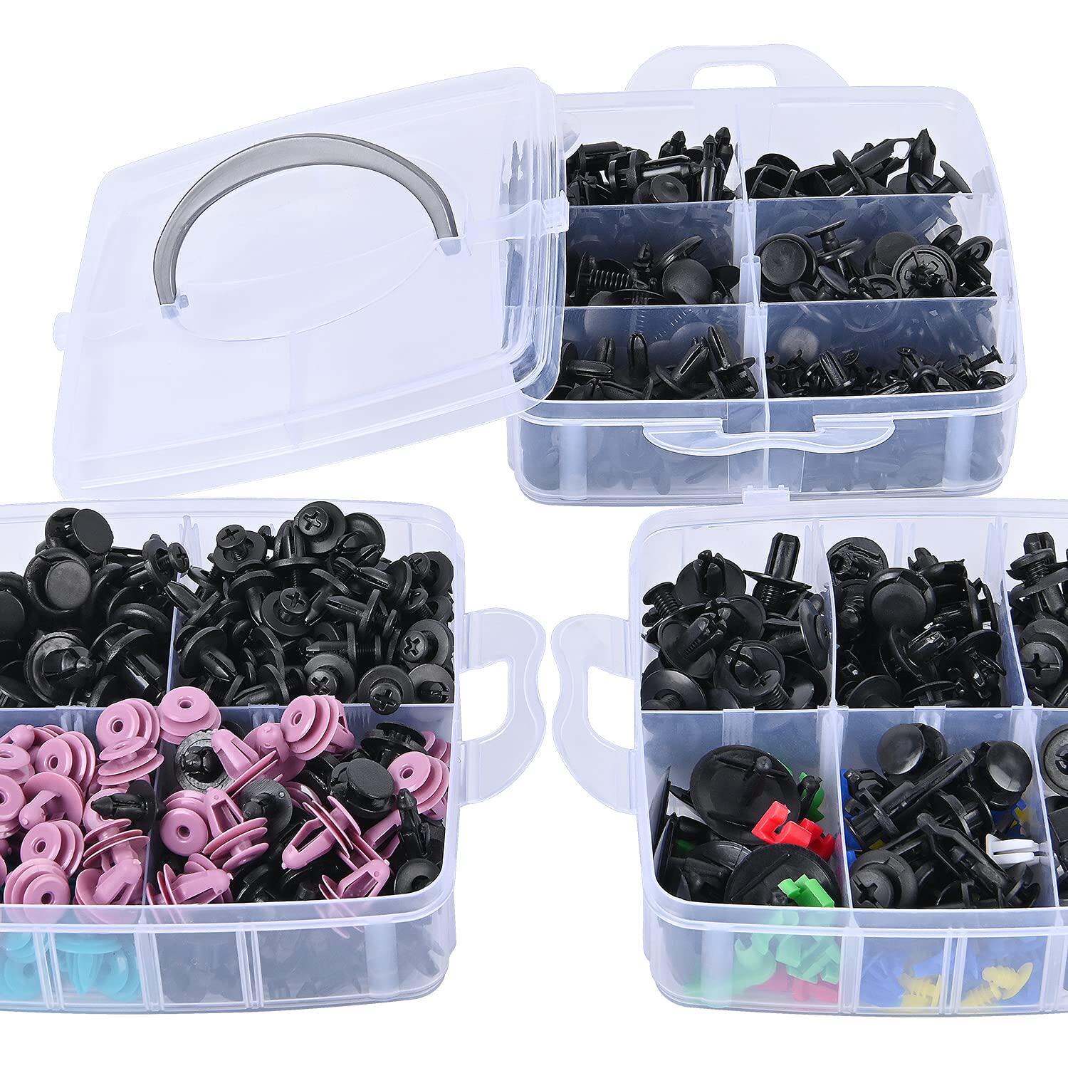 Kit de surtido de clips de fijación de plástico para automóviles