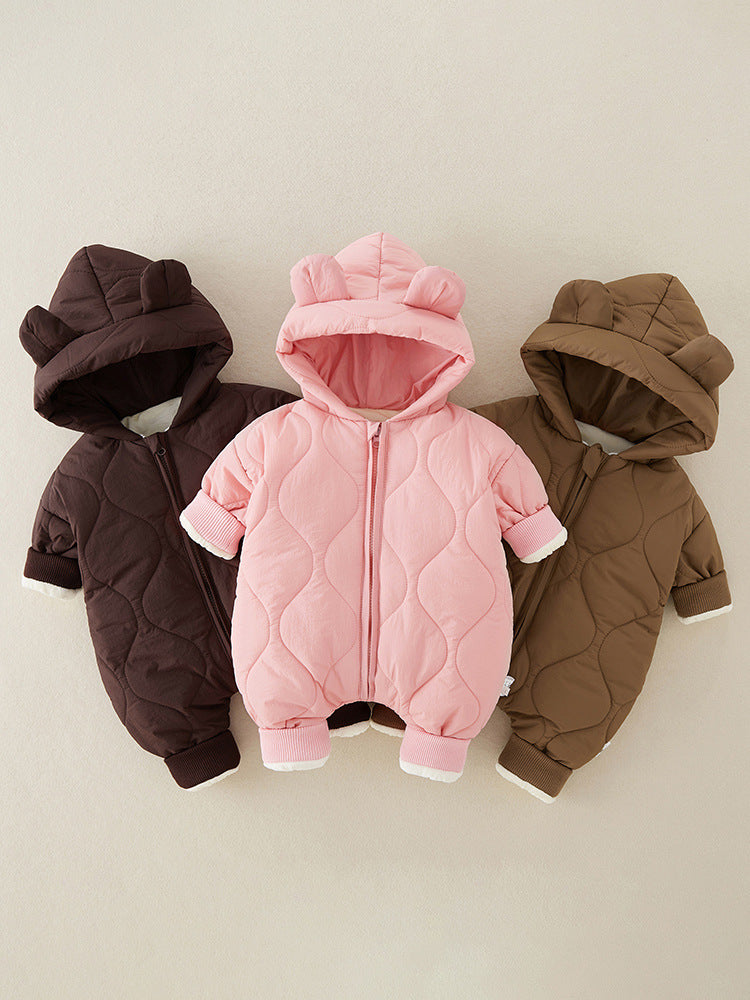 Mono de algodón de invierno para bebé