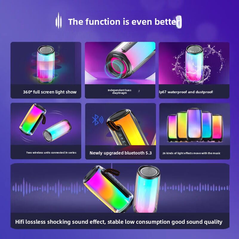 altavoz inalámbrico led