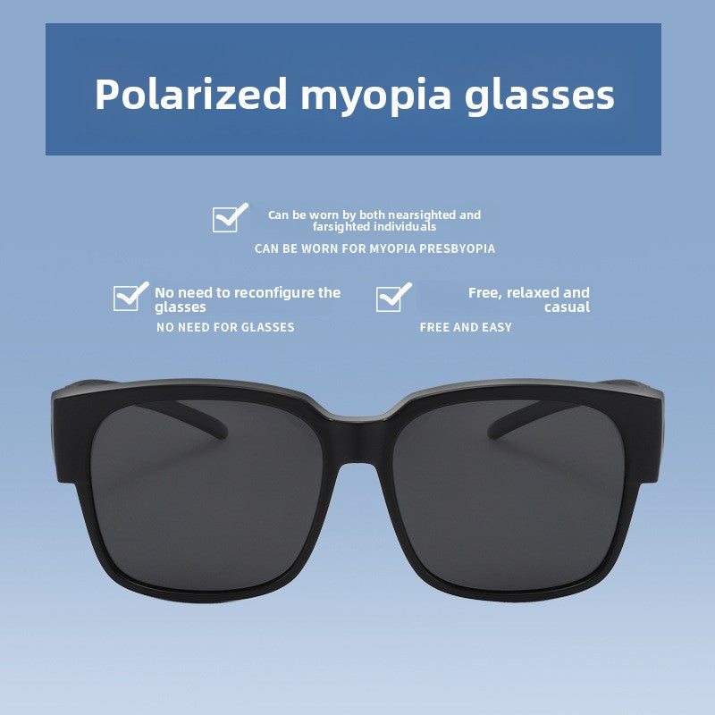 Gafas de sol polarizadas con clip, protección UV