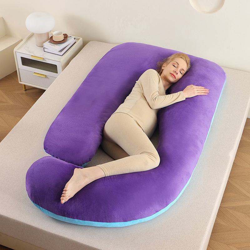 Almohada de soporte para el vientre en forma de G para mujeres embarazadas