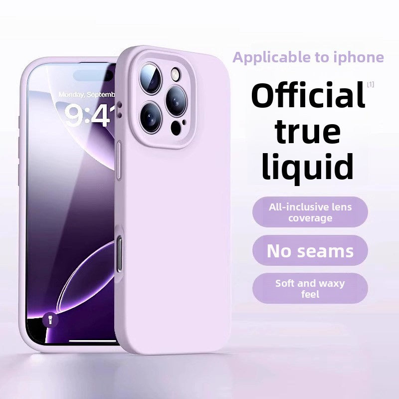 Funda de silicona líquida adecuada para Apple