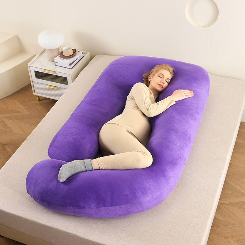 Almohada de soporte para el vientre en forma de G para mujeres embarazadas