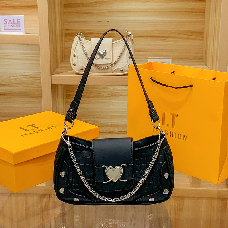 Bolso con diseño de corazón