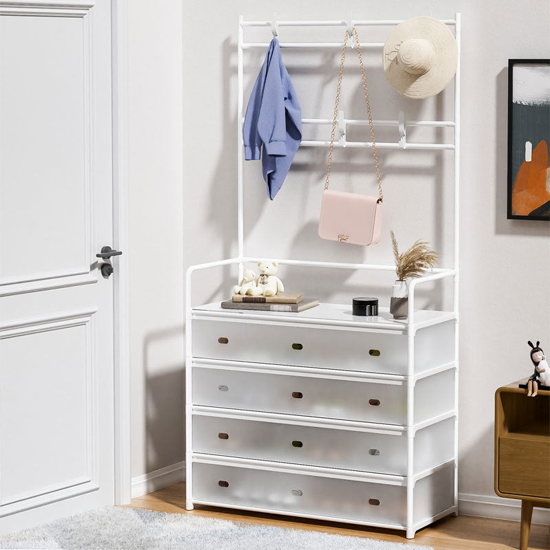 Percha de ropa multifuncional sencilla de pie