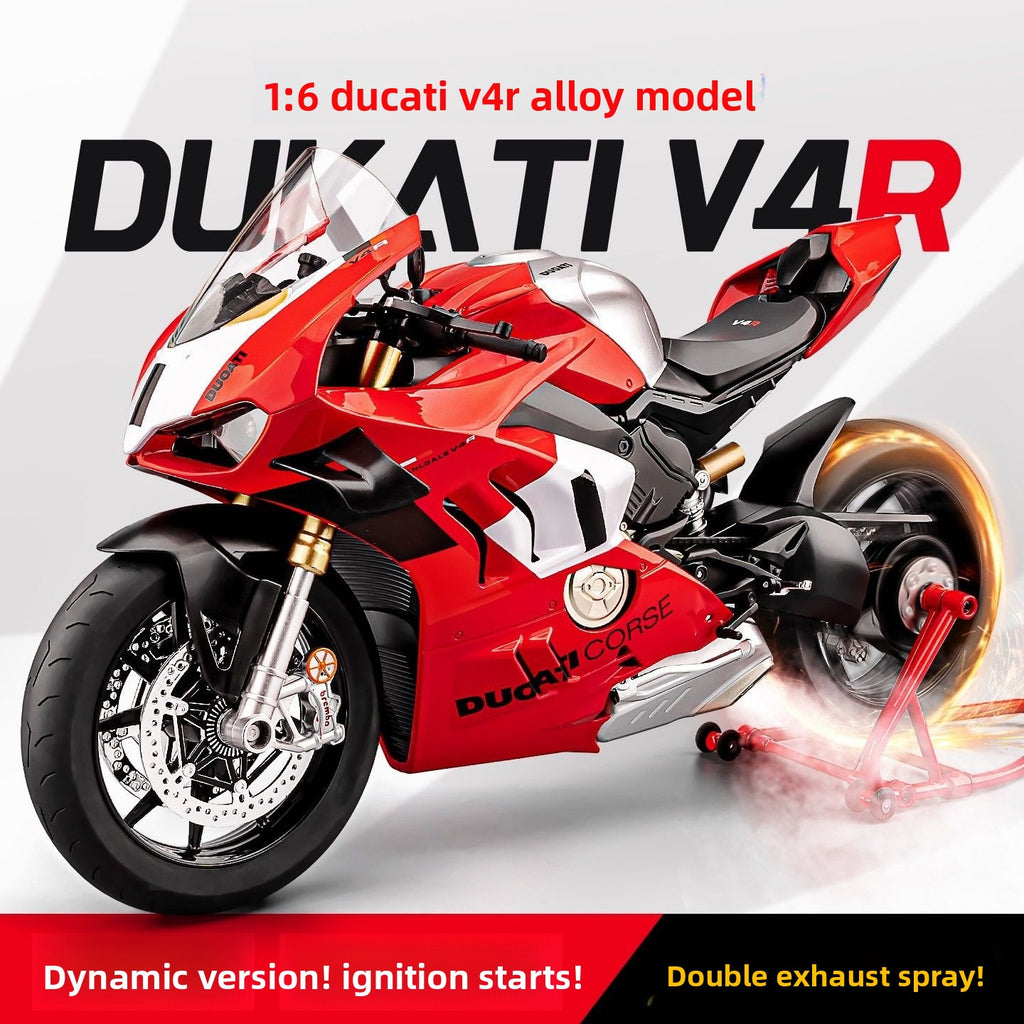 Modelo de motocicleta de aleación Ducati V4R