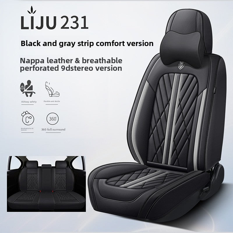 Funda universal para asiento de coche de cuero napa