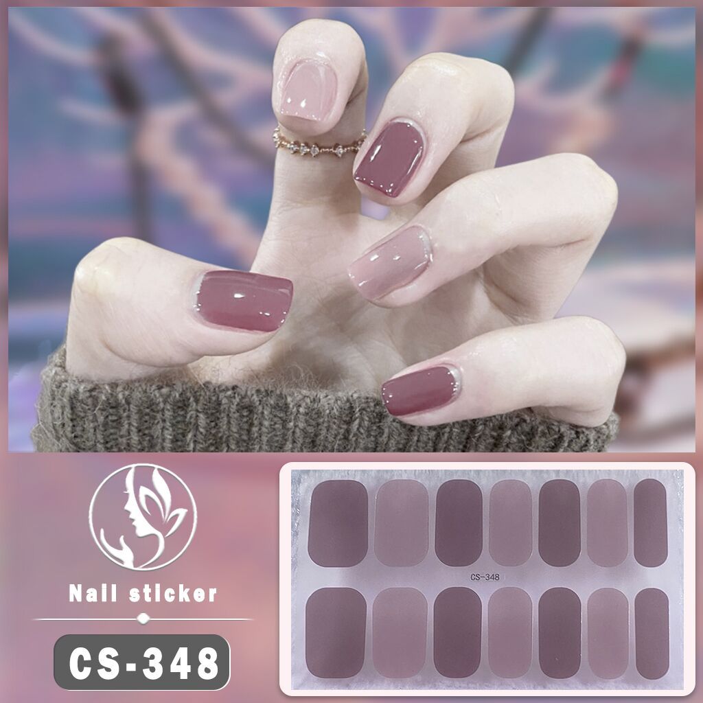 Pegatinas de uñas de gel Calcomanías de manicura impermeables