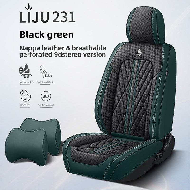 Funda universal para asiento de coche de cuero napa