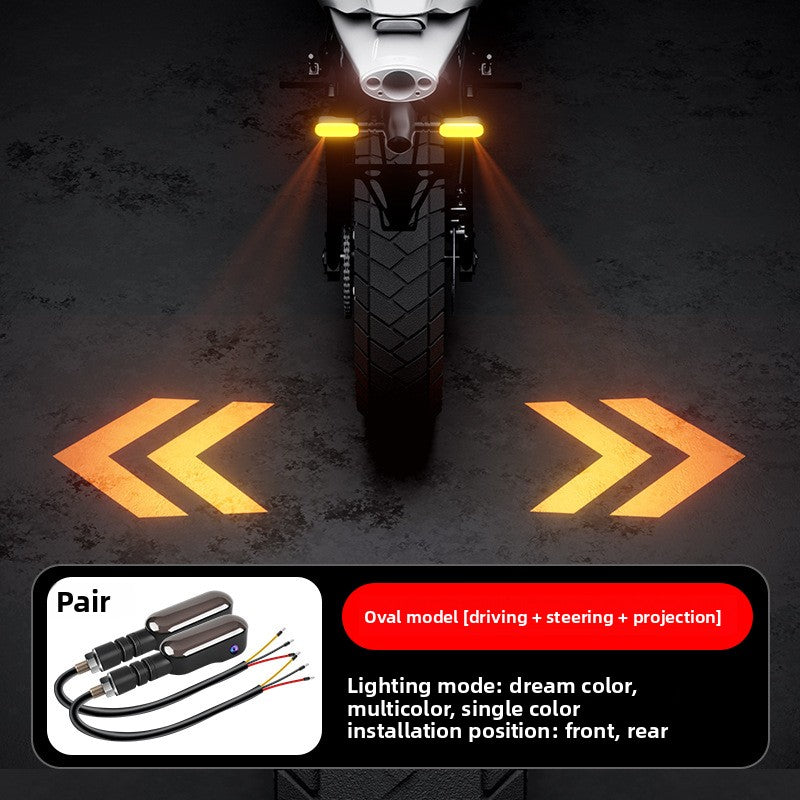 Señal de giro de motocicleta