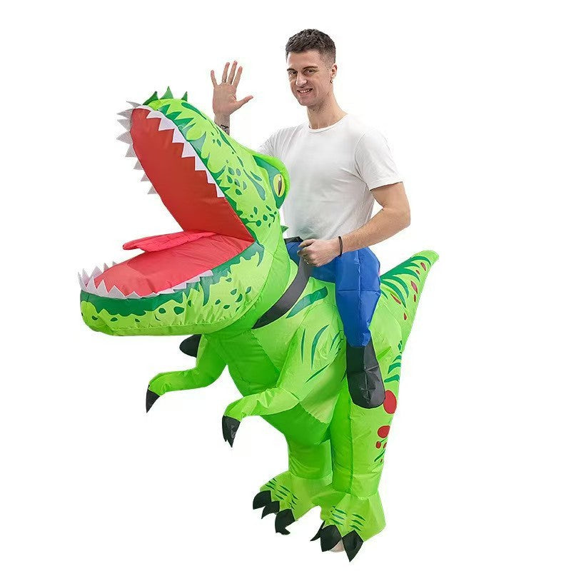 Disfraz inflable de dinosaurio
