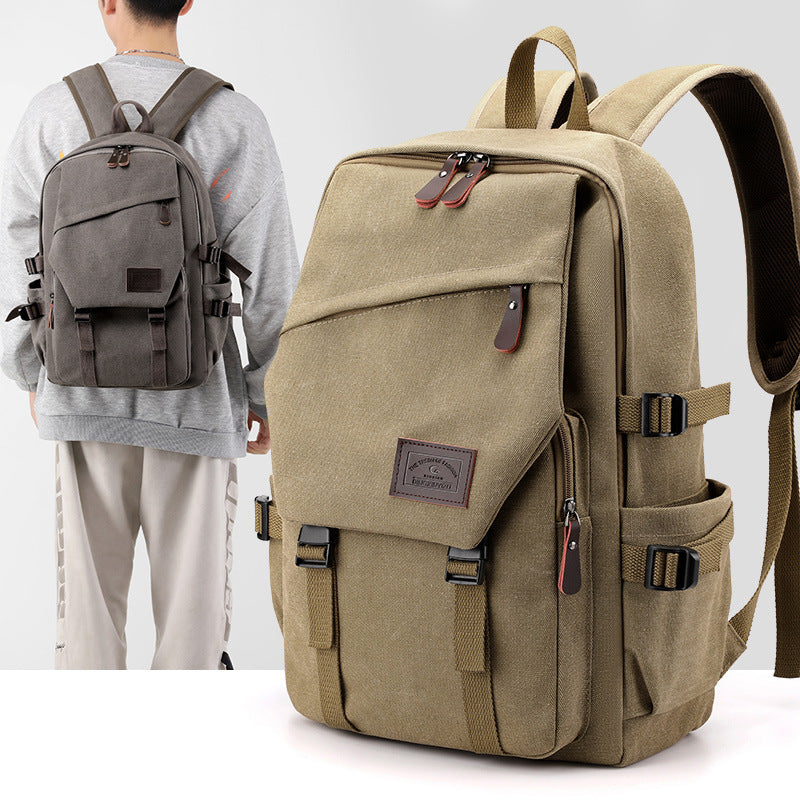Bolso de hombro de lona vintage