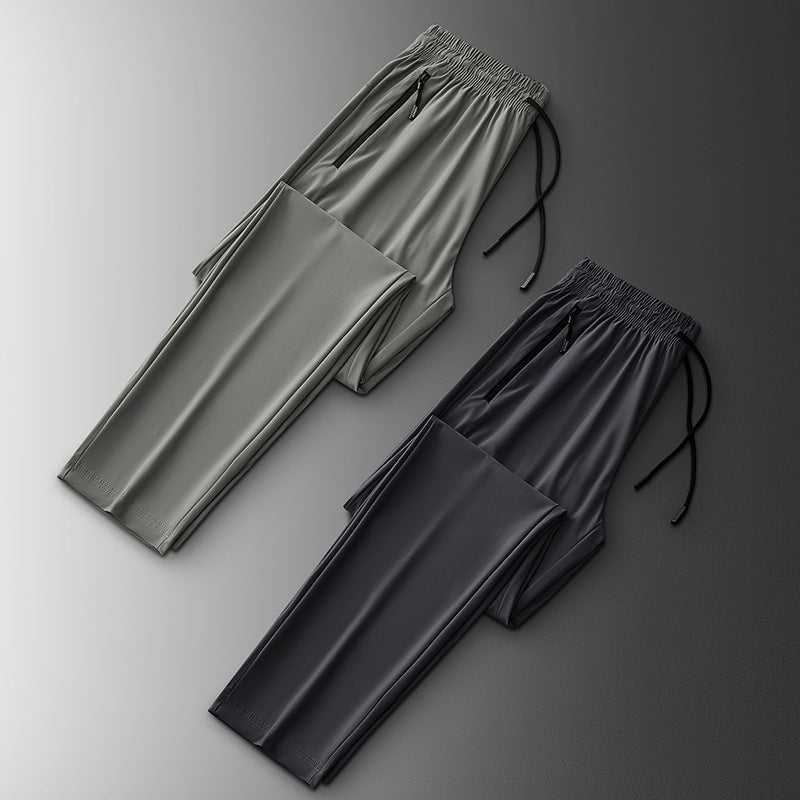 Pantalones deportivos transpirables elásticos de secado rápido