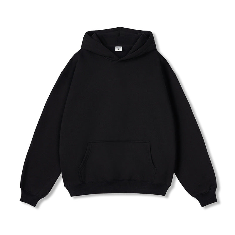 Sudadera con capucha de gran tamaño forrado de vellón para hombre