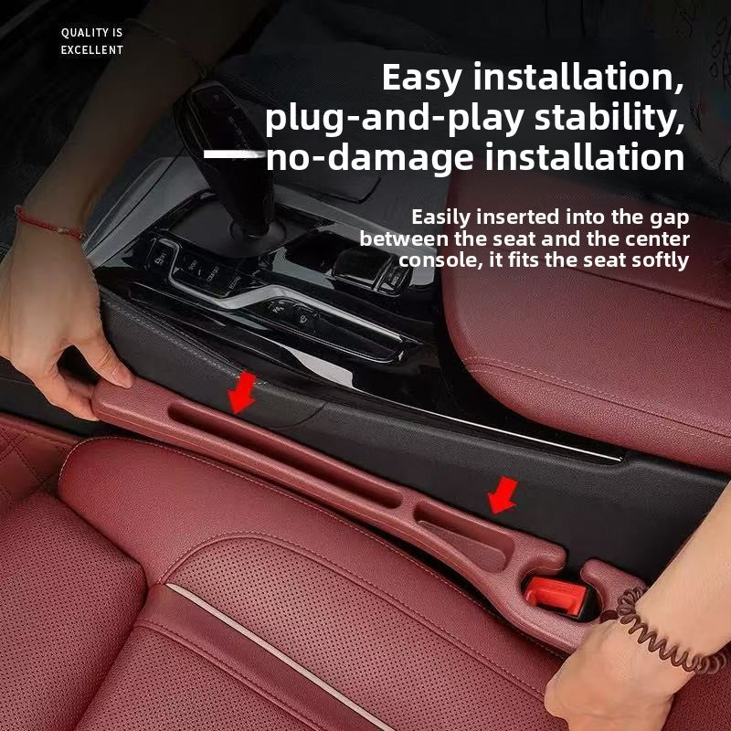 Tiras de almacenamiento de espacio en el asiento del coche