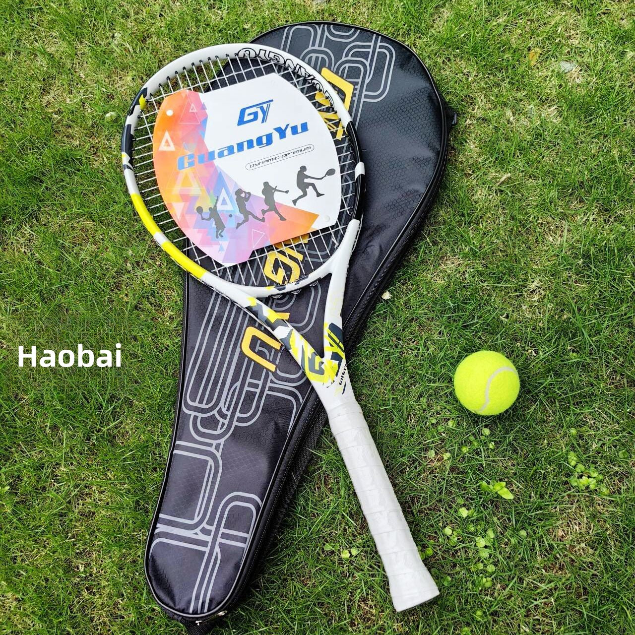 Raqueta de tenis profesional de fibra de carbono