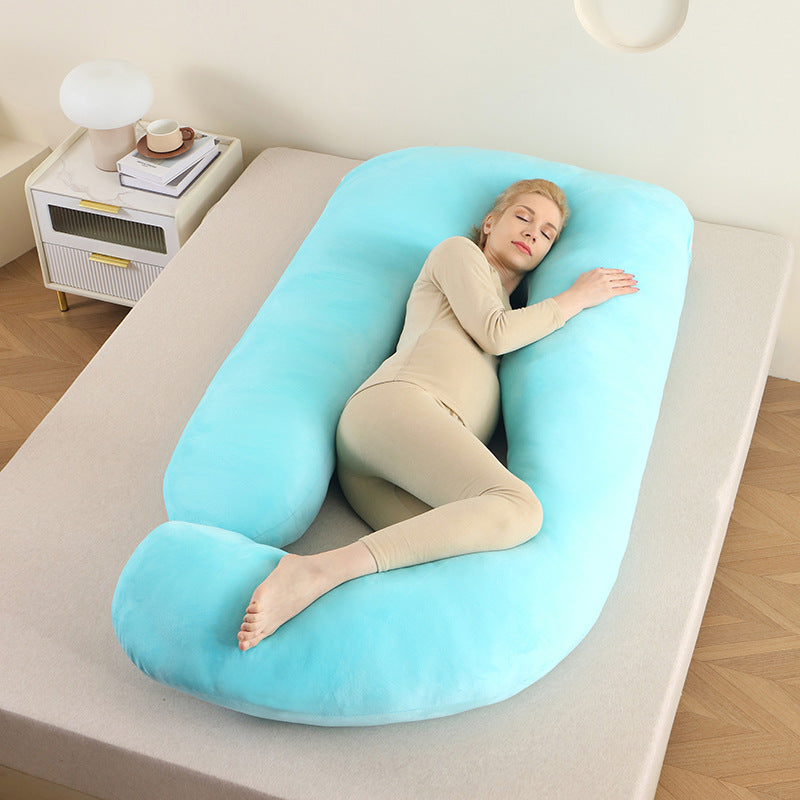 Almohada de soporte para el vientre en forma de G para mujeres embarazadas