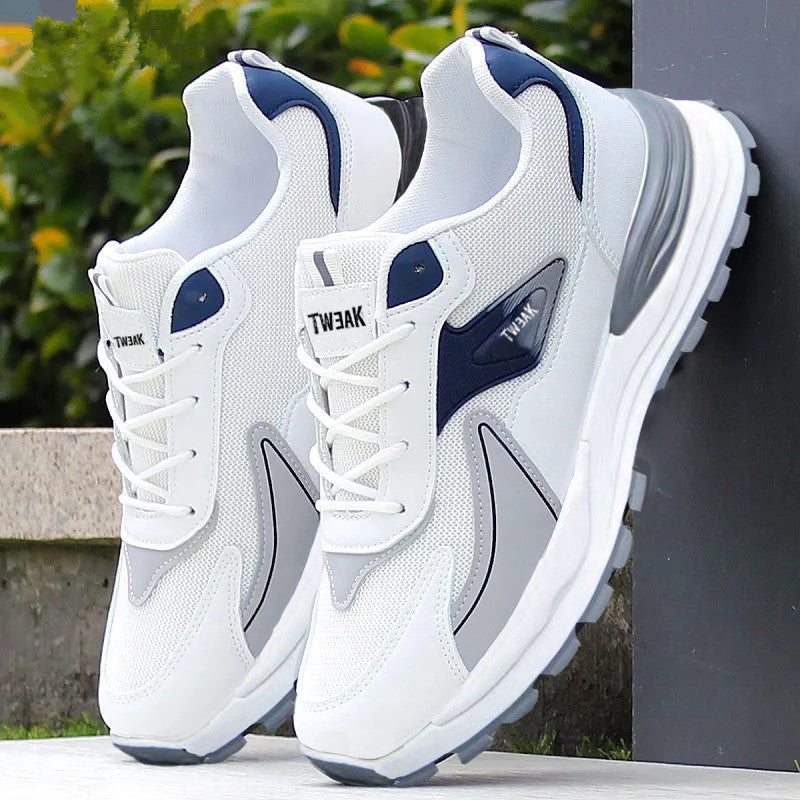 Zapatos deportivos casuales de malla transpirable para hombre