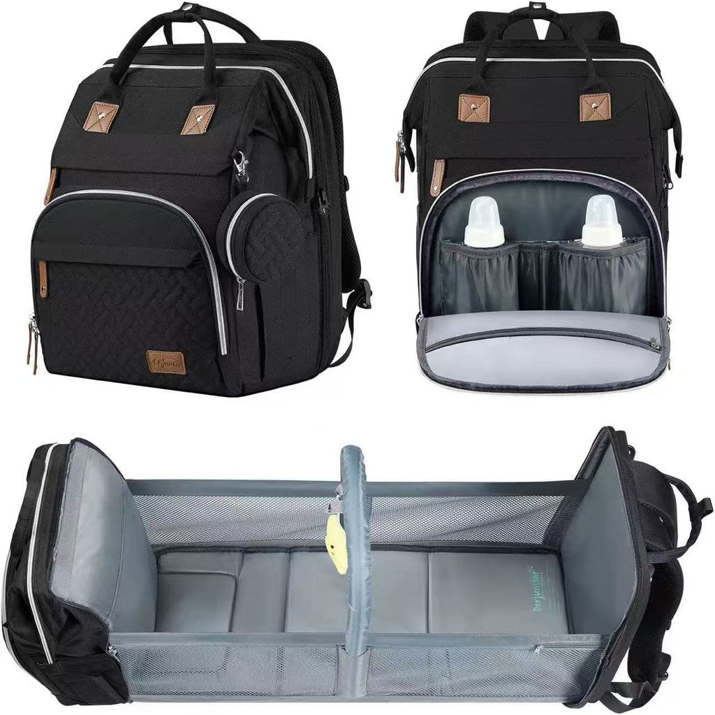 Mochila plegable para cama de bebé con gran capacidad