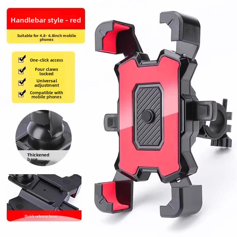 Soporte para teléfono de bicicleta/motocicleta antivibración y antivibración
