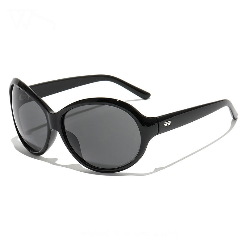 Large Oval Sunglasses for Women UV Protection