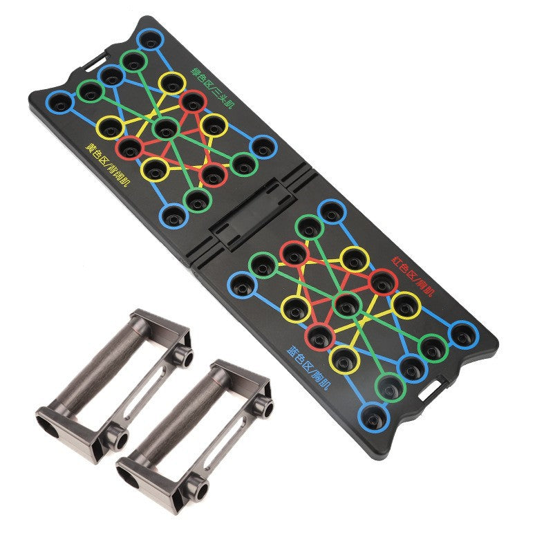 Multifunctional Foldable Fitness Push-Up Board