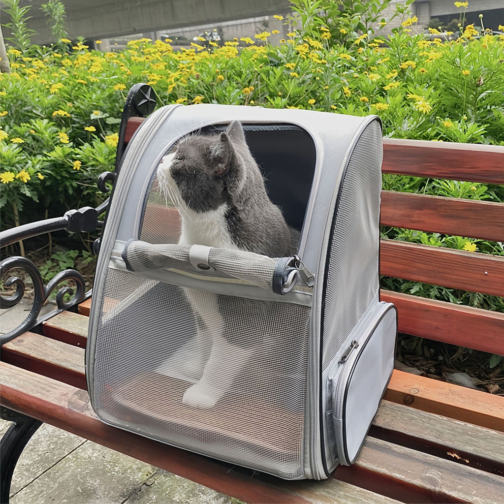 Bolsa plegable de doble hombro para mascotas