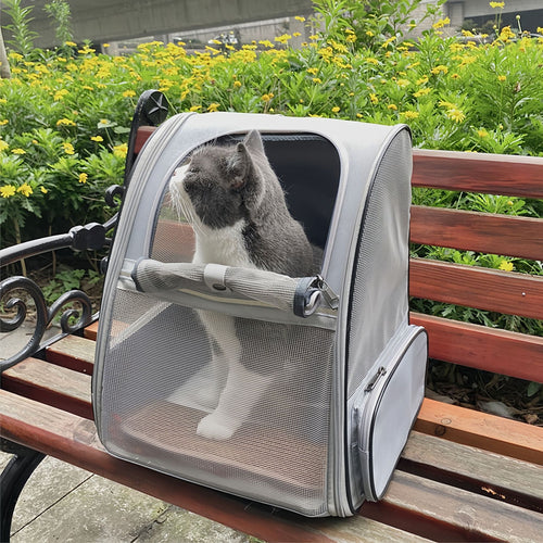 Bolsa plegable de doble hombro para mascotas
