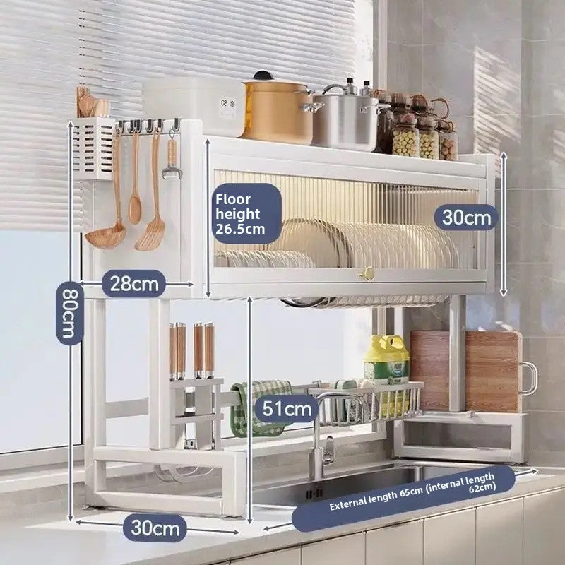 Estante del fregadero de la cocina