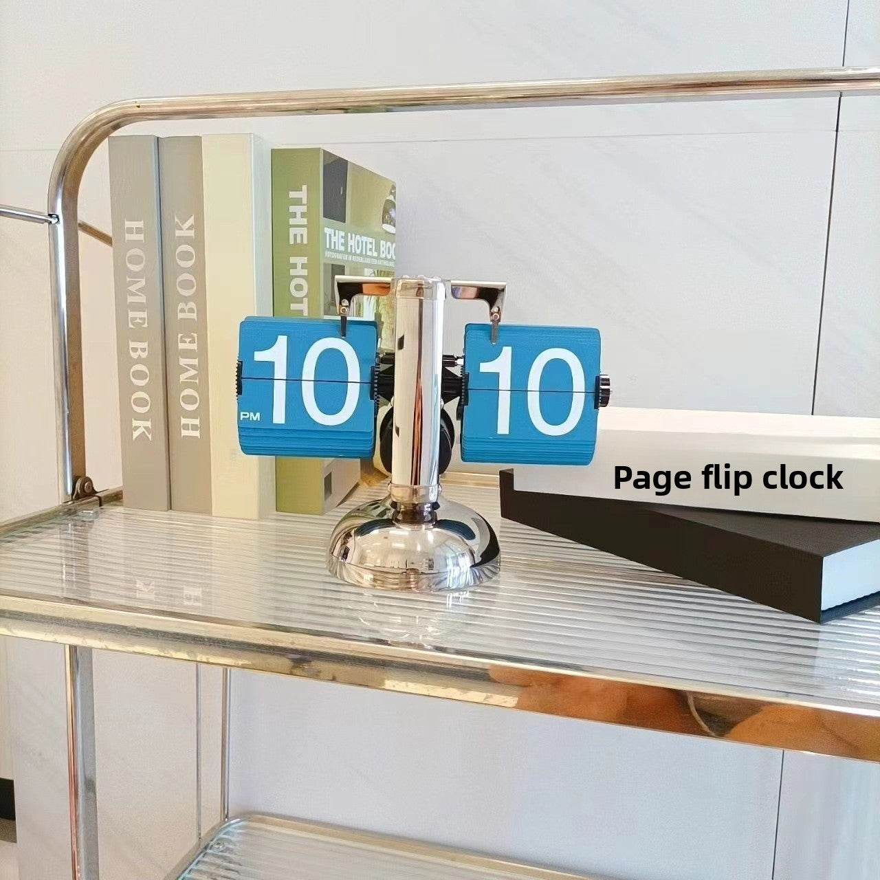 Reloj de escritorio retro automático con movimiento de cuarzo