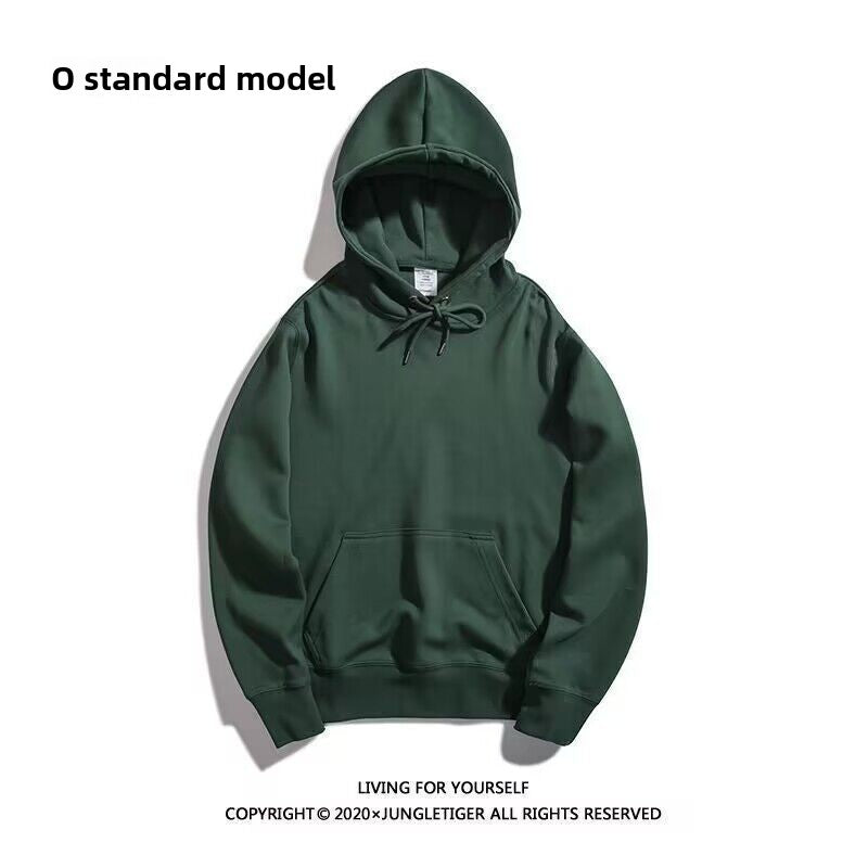 Sudadera de vellón con capucha para hombre, jersey casual de gran tamaño
