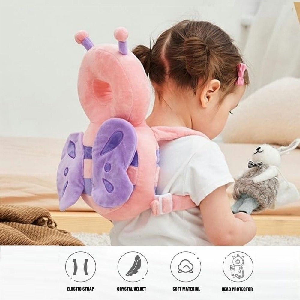 Almohada de protección para la cabeza del bebé con correa ajustable