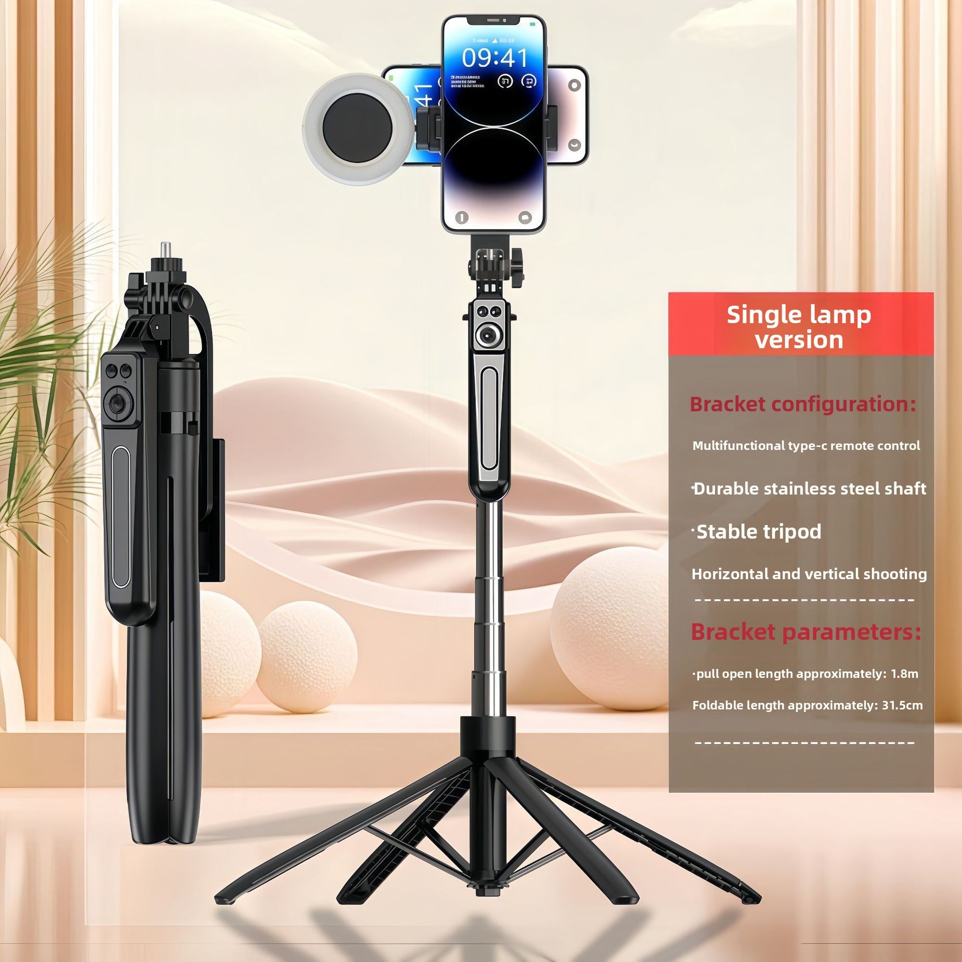 Trípode Bluetooth Selfie Stick