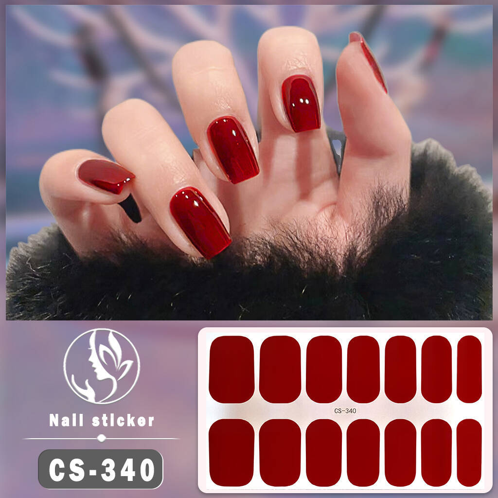 Pegatinas de uñas de gel Calcomanías de manicura impermeables