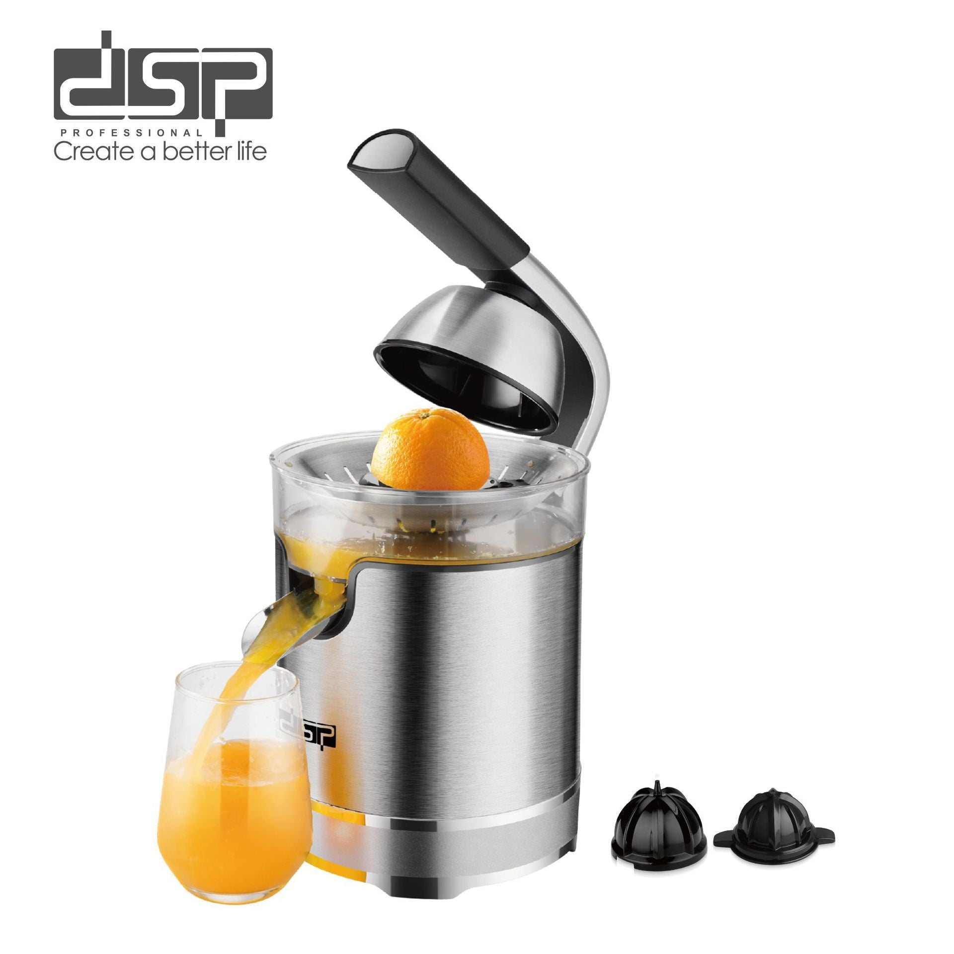 Máquina exprimidora de frutas eléctrica manual