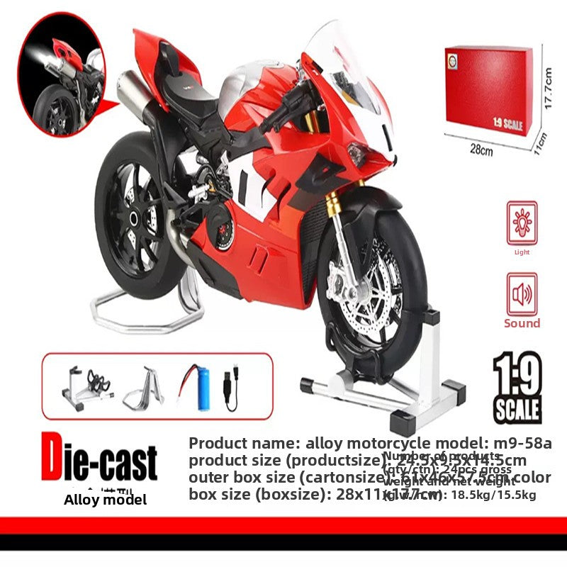 Modelo de motocicleta de aleación Ducati V4R