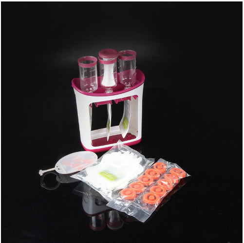 Dispensador manual de puré de comida para bebés