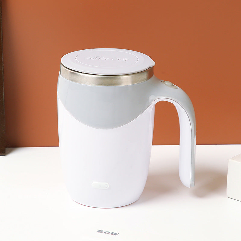 Taza de café con revuelva magnética automática