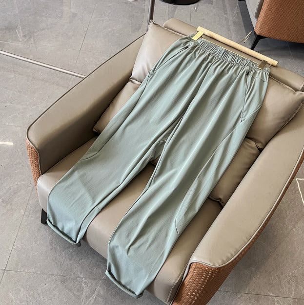 Pantalones casuales elásticos funcionales de sensación de hielo