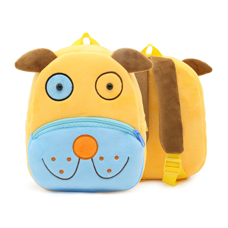 Mochila de peluche de animales de dibujos animados para niños