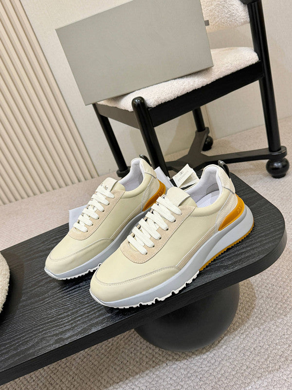 Zapatillas deportivas casuales de cuero para hombre