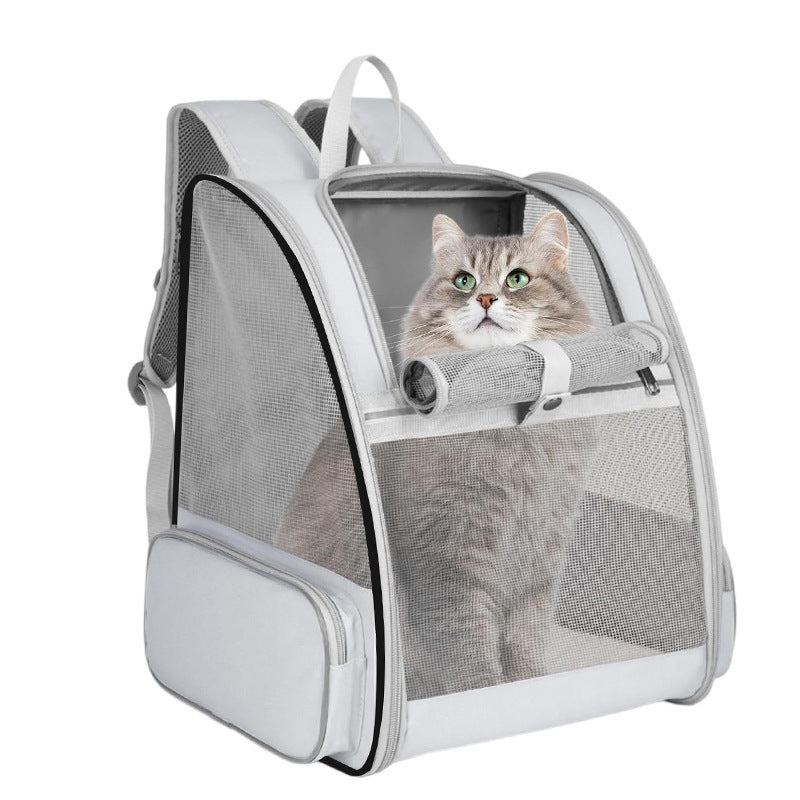 Bolsa plegable de doble hombro para mascotas