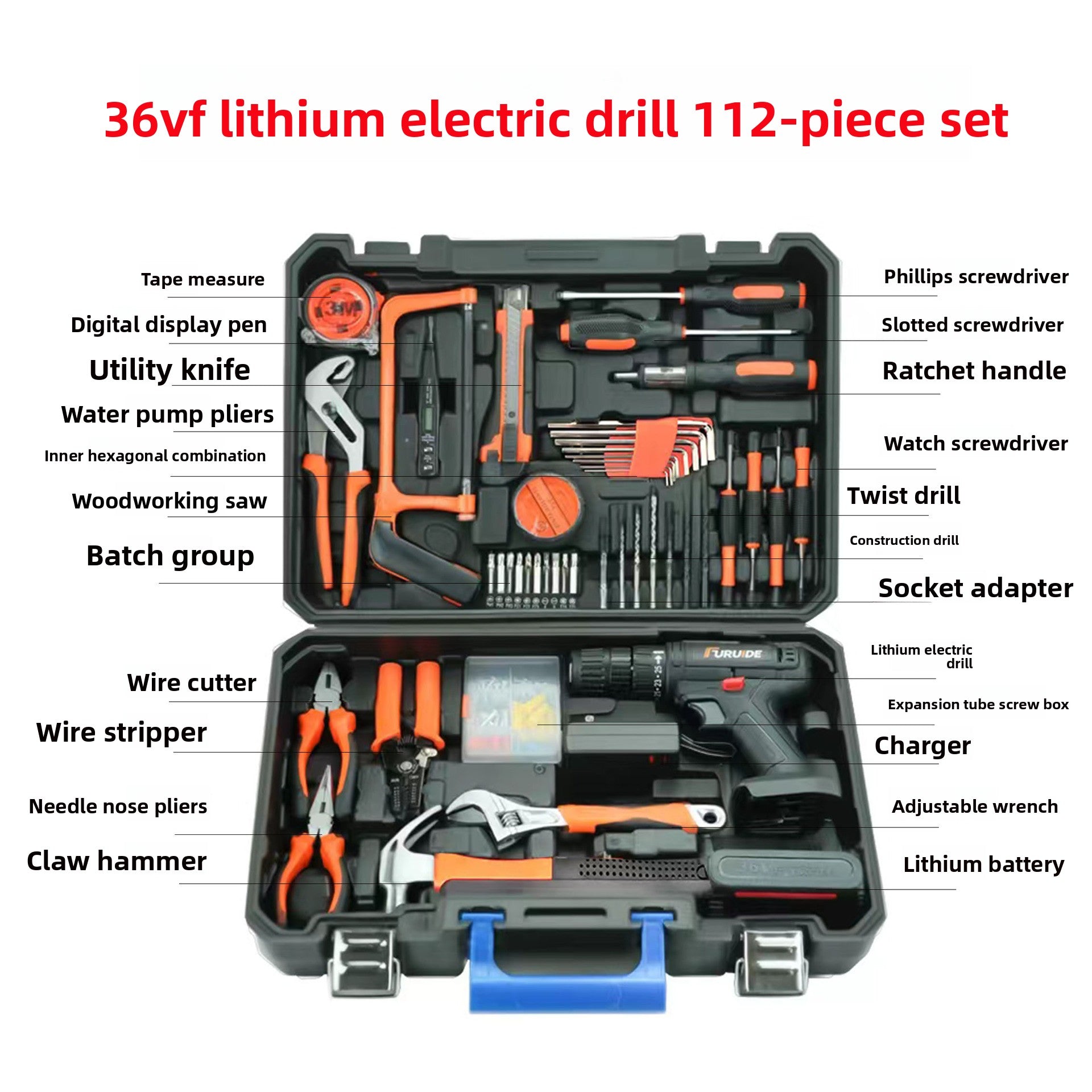 Kit atornillador recargables