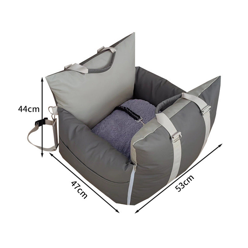 Asiento de seguridad para mascotas y bolsa de transporte