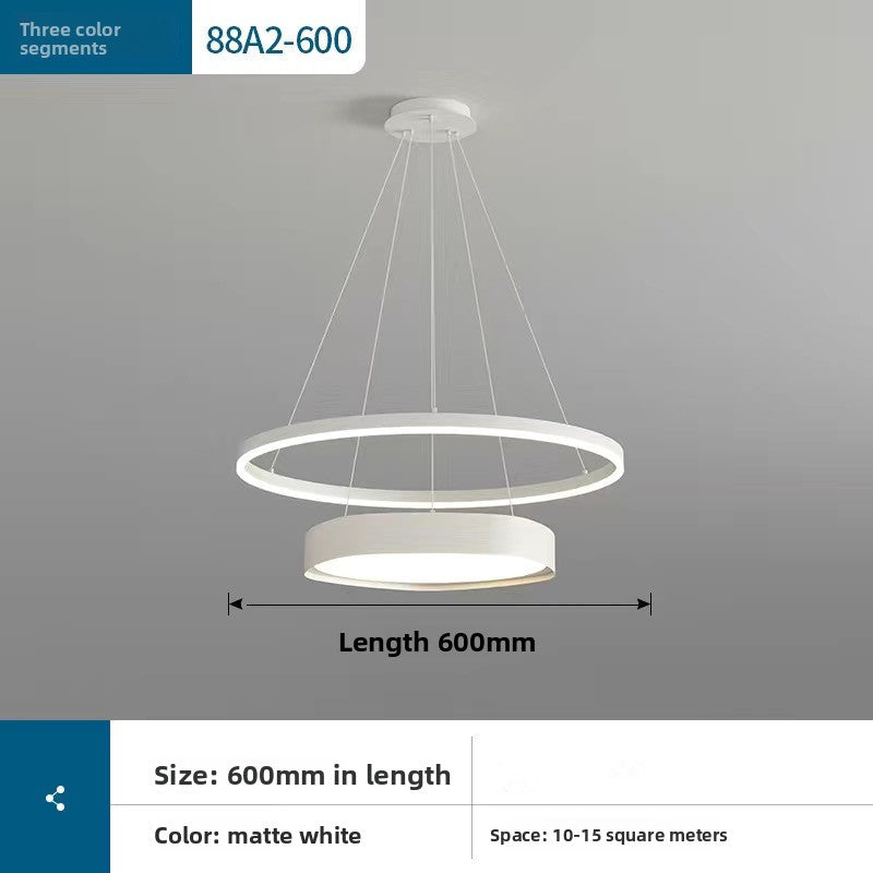 Lámpara LED redonda moderna para el comedor